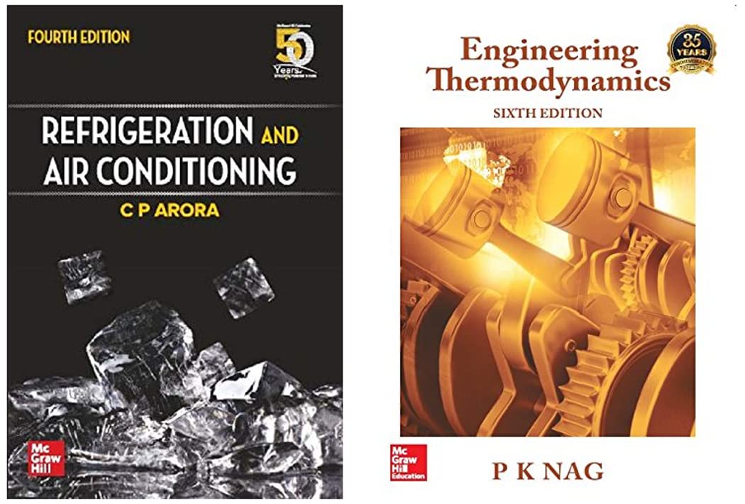 Refrigeration and Air Conditioning - Fourth Edition & Engineering Thermodynamics | 6th Edition