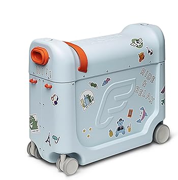 Stokke JetKids BedBox Green Kindergepäck, Blue Sky, 8-10 - 18" (46cm), Children's luggage