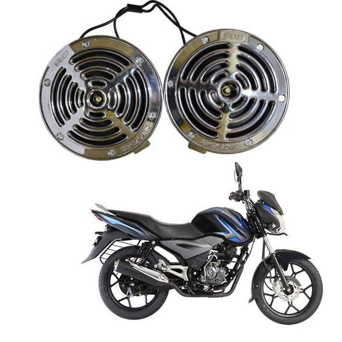 Kiton Supersonic Silver Steel Grill Horns for Discover 125 DTS-i