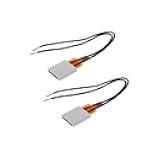 2pcs PTC Heating Element 5W-50W AC DC 12V/110V 80/120/220 Degree consistant Temperature Ceramic Thermostatic (110v 220 Degree)