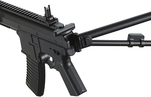 Miniatura 5 de Double Eagle Airsoft M307F PDW - Rifle de Airsoft con resorte de polímero, color negro