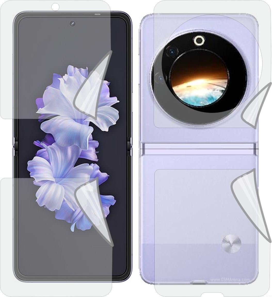 TELTREK Front & Back Full Coverage Edge to Edge Screen Protector, Shatterproof TPU Fiber Not a Tempered Glass, Front & Back Screen Guard for Tecno Phantom V Flip (B0CLDWYL1W) Amazon Price History, Amazon Price Tracker