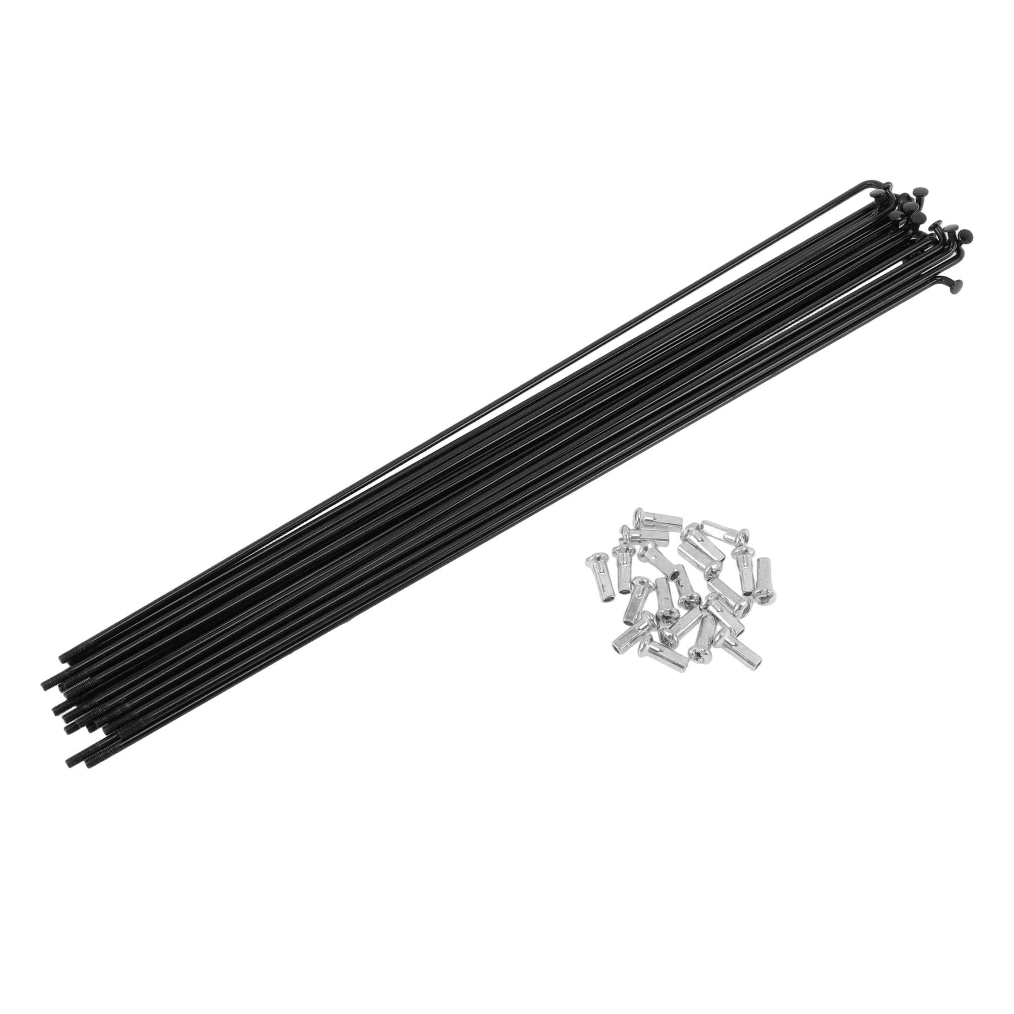 20 Set 12G Bici Raggio 295mm Bici Ruota Raggio Acciaio Carbonio Nero