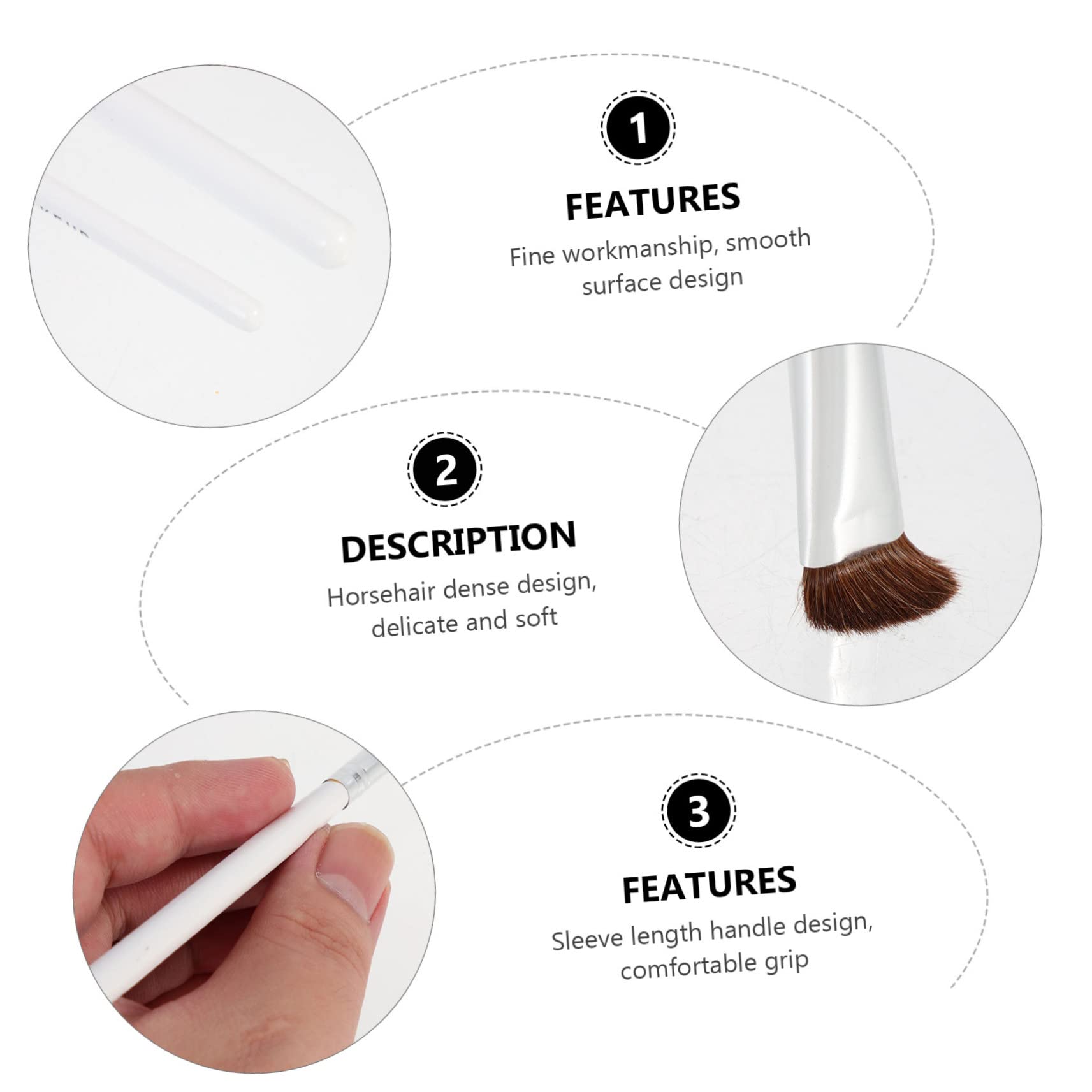 MAGICLULU 21 Piezas Juego Brochas Para Sombras Ojos Aplicadores Maquillaje Brocha Maquillaje Para Mujer Cepillar Cepillo Herramientas Mezcla Aluminio Perder