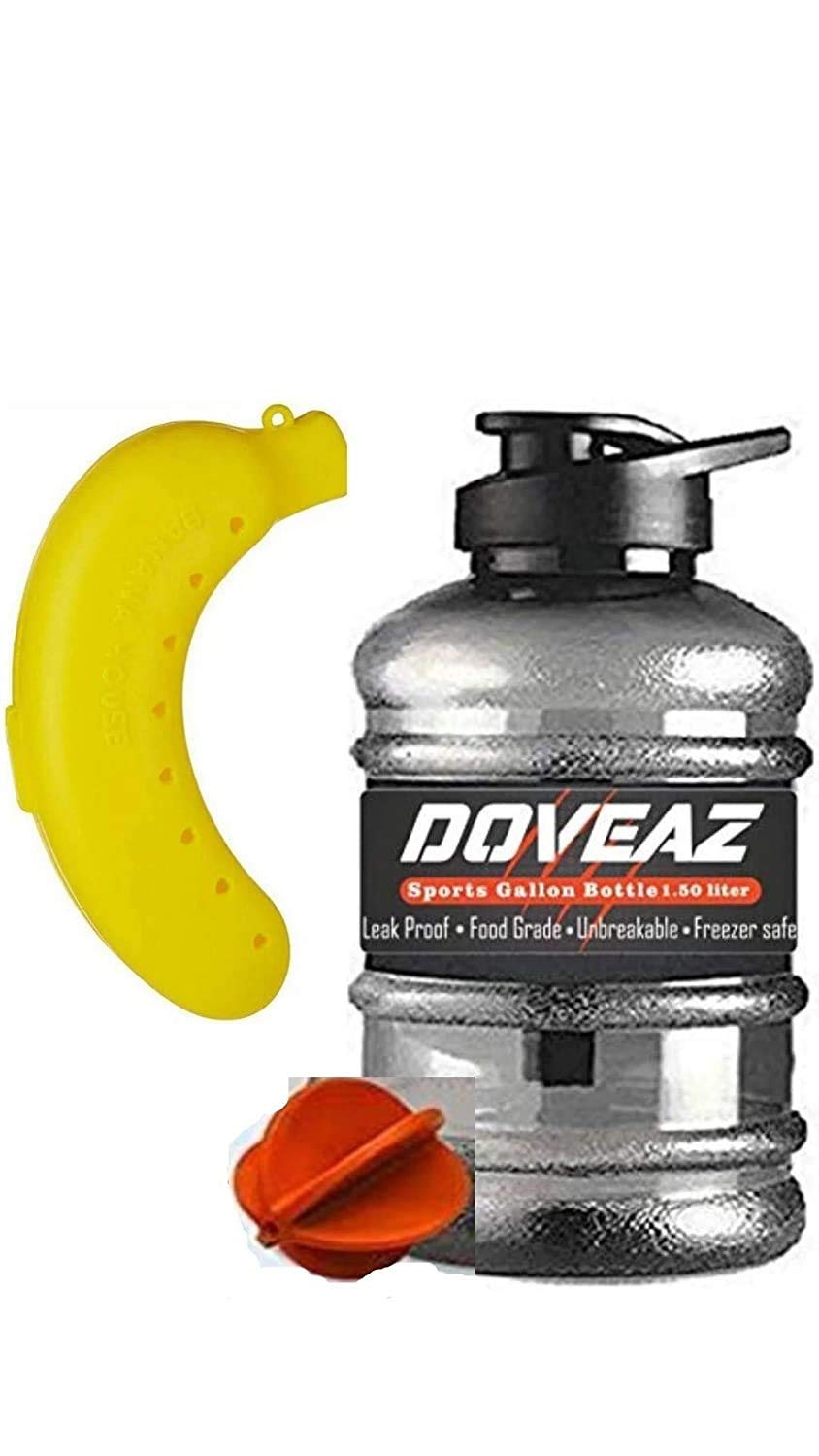 See full amazon price history chart for DOVEAZ® Sports Water Bottle for Gym, Protein Shaker Bottle, Gallon Water Bottle (1.5 LTR) with Mixer Ball and Strainer (BPA-Free, Unbreakable, Freezer Safe) Orange with Free Banana CASE DOVEAZ® Sports Water Bottle for Gym, Protein Shaker Bottle, Gallon Water Bottle (1.5 LTR) with Mixer Ball and Strainer (BPA-Free, Unbreakable, Freezer Safe) Orange with Free Banana CASE (B07WNCXHBX) Amazon Price History, Amazon Price Tracker