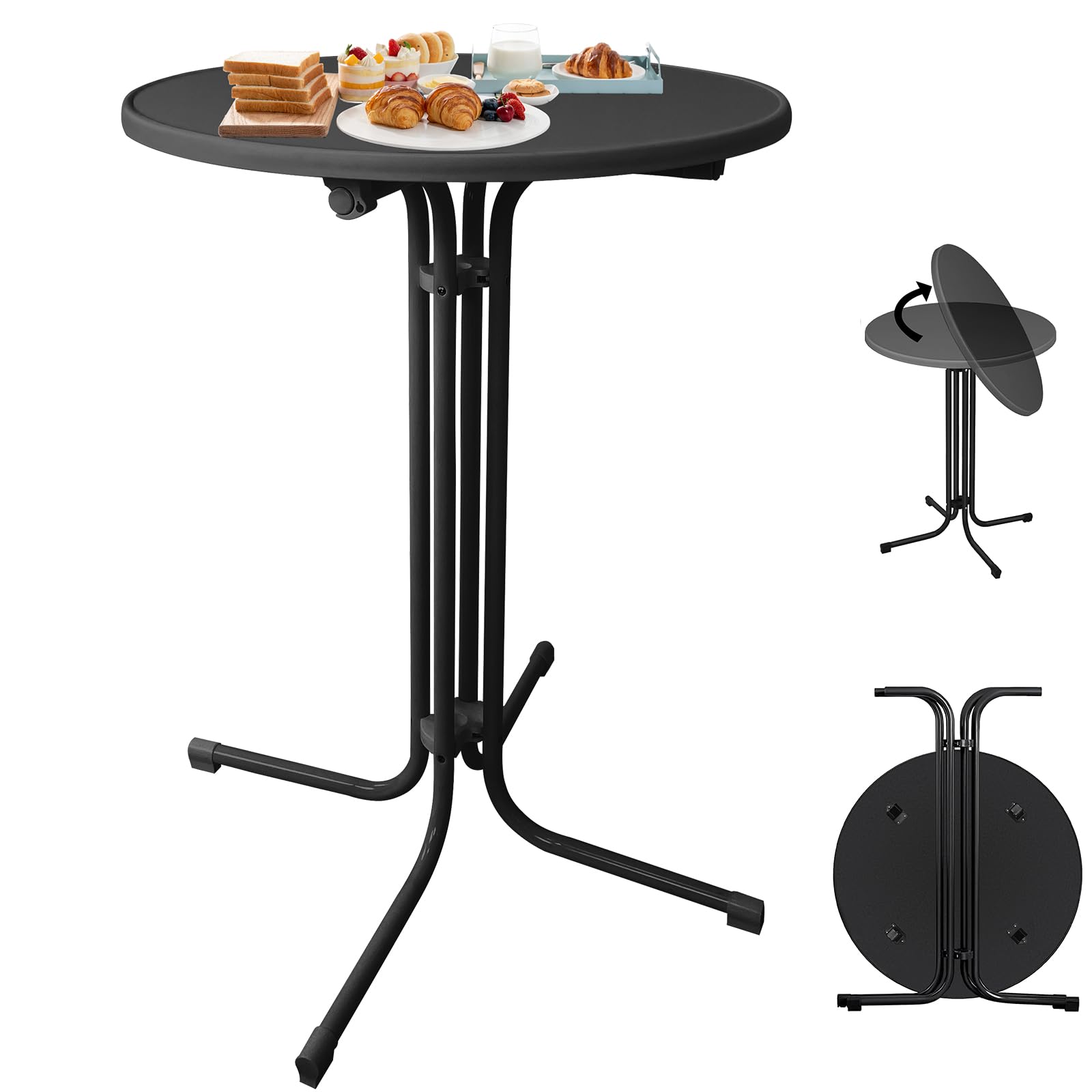 LZQ Table mange-debout pliante