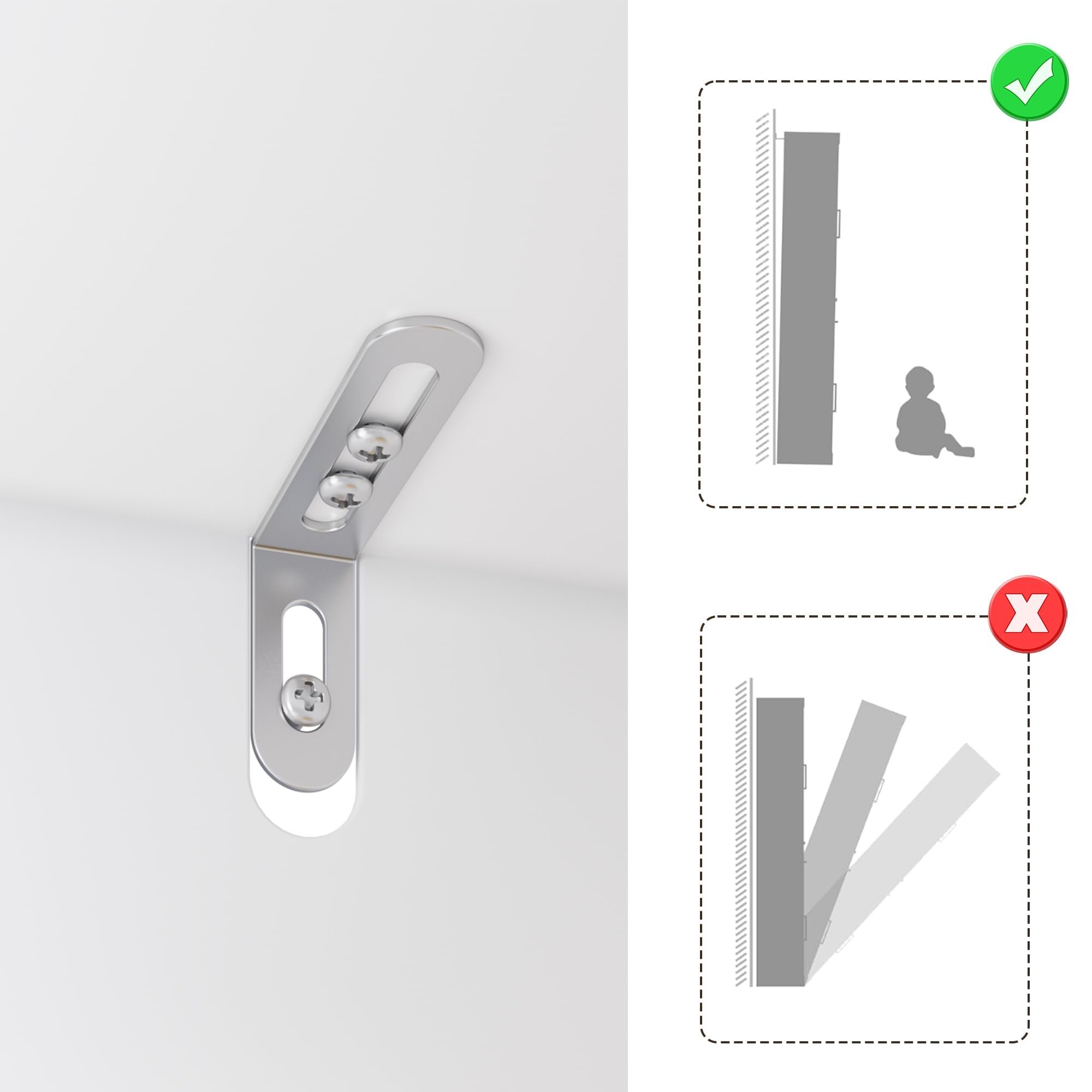 Bealife Hochschrank, Küchenbuffet mit 2 Schubladen und 2 Türen, Freistehender Küchenschrank für Küche, Esszimmer und Wohnzimmer, Weiß