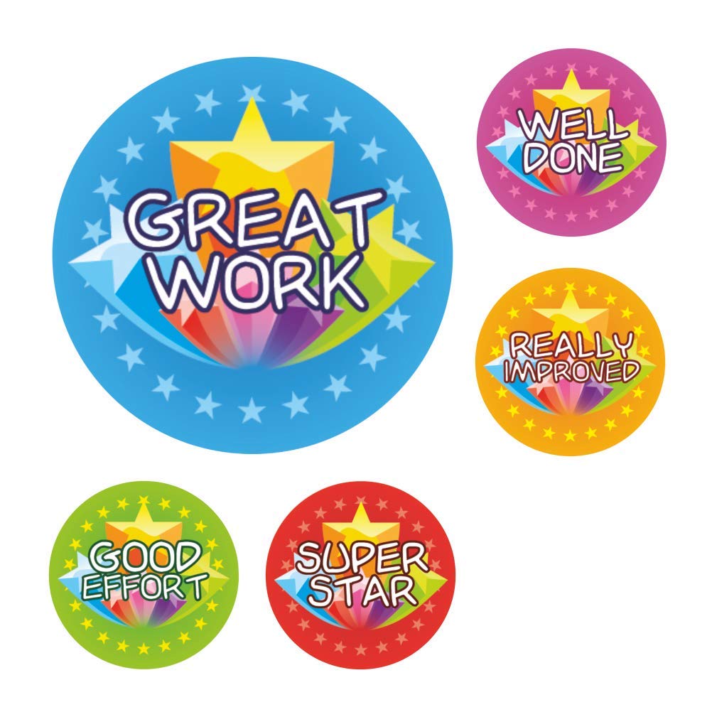 School Stickers Star Work Praise Stickers