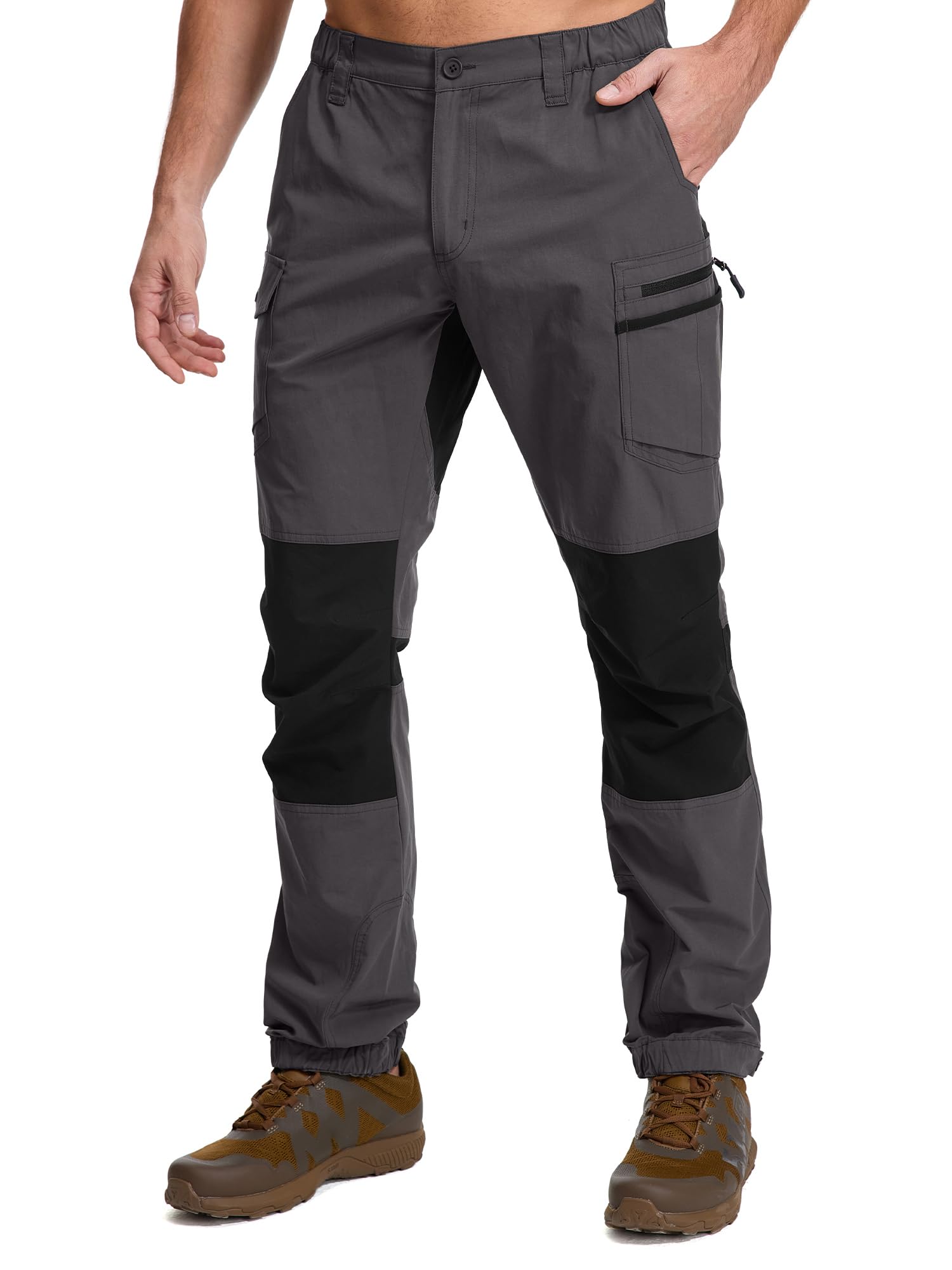 Jogwits Wanderhose Herren Outdoorhosen Wasserdicht Atmungsaktiv Taktische Hose Jagdhose Arbeitshosen Männer zum Outdoor-Aktivitäten