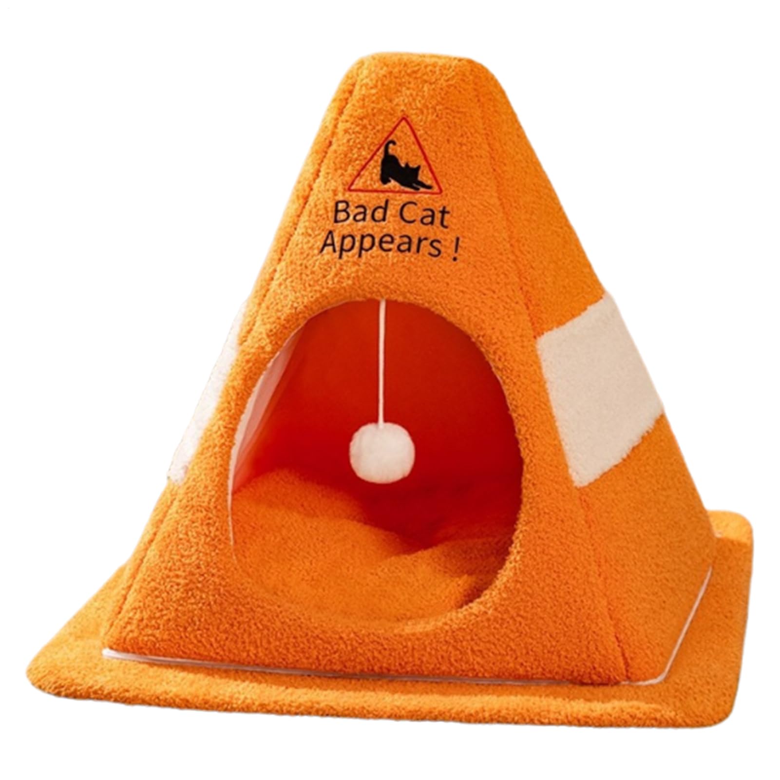 Cuccia per Gatti a Forma di Tana Rifugio Semi-Chiuso per il Sonno