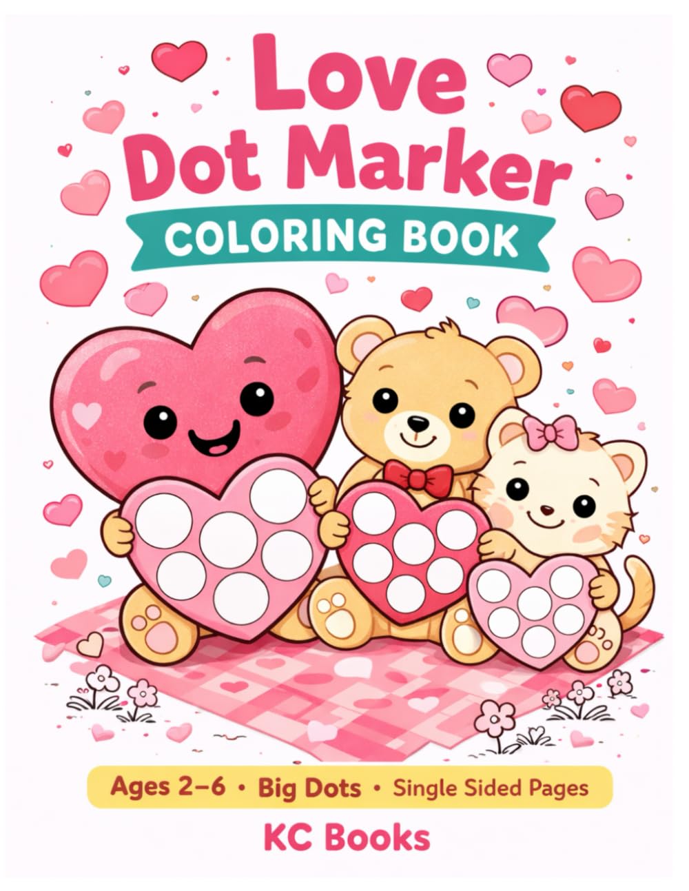 Love Dot Marker Coloring Book for Kids Ages 2–6: Toddler & Preschool Dot Marker Coloring Easy, Fun, and Educational Love-Themed Activities