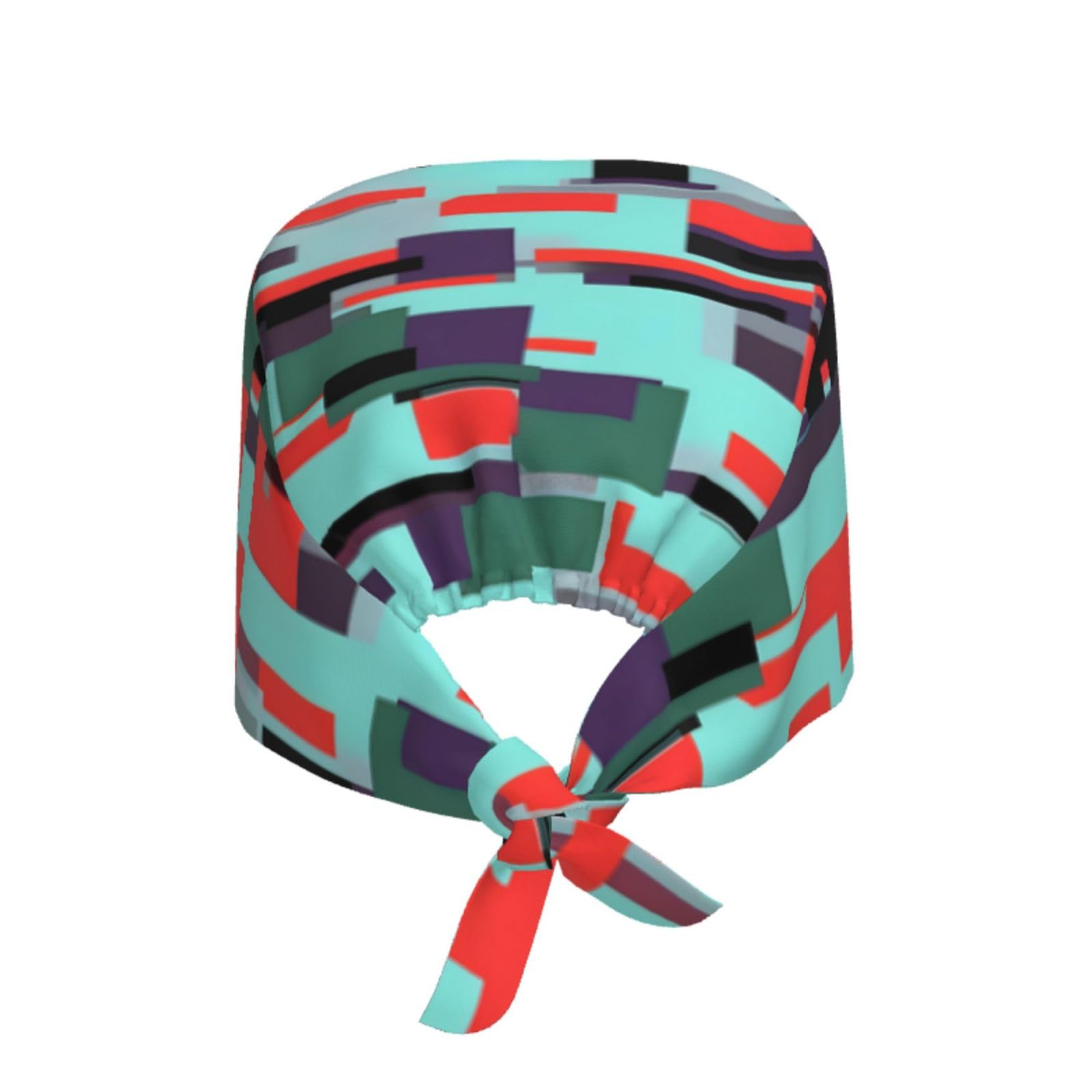 YYHWHJDE Breathable Work Hat Striped Combination Prints Adjustable Comfortable Chef Hat for Women & Men Black