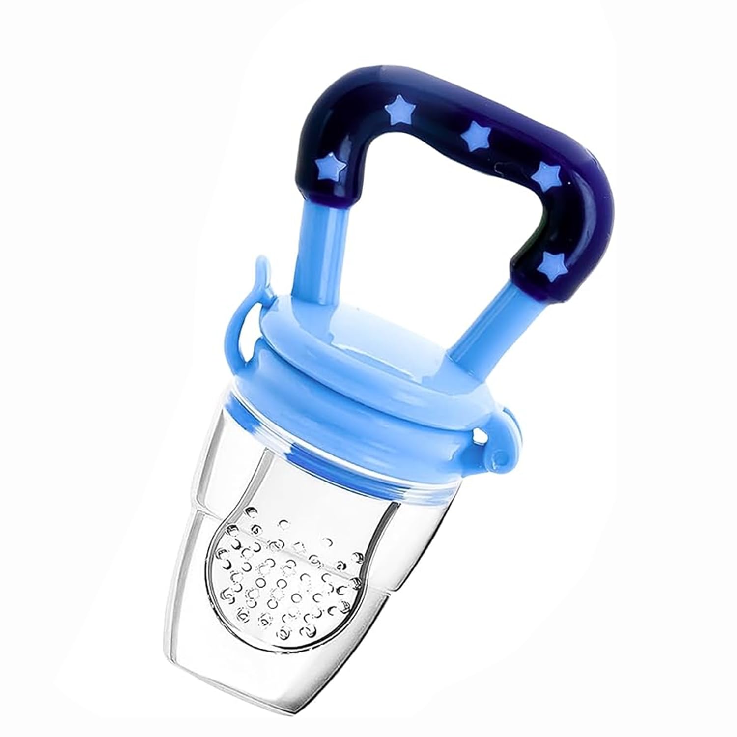 Safe-O-Kid BPA-Free Baby Fruit/Food Feeder – Safe, Non-Toxic Silicone Feeder for Fresh Fruits, Vegetables, and Snacks, Ideal for Babies and Toddlers, Blue Pack of 1-image-34