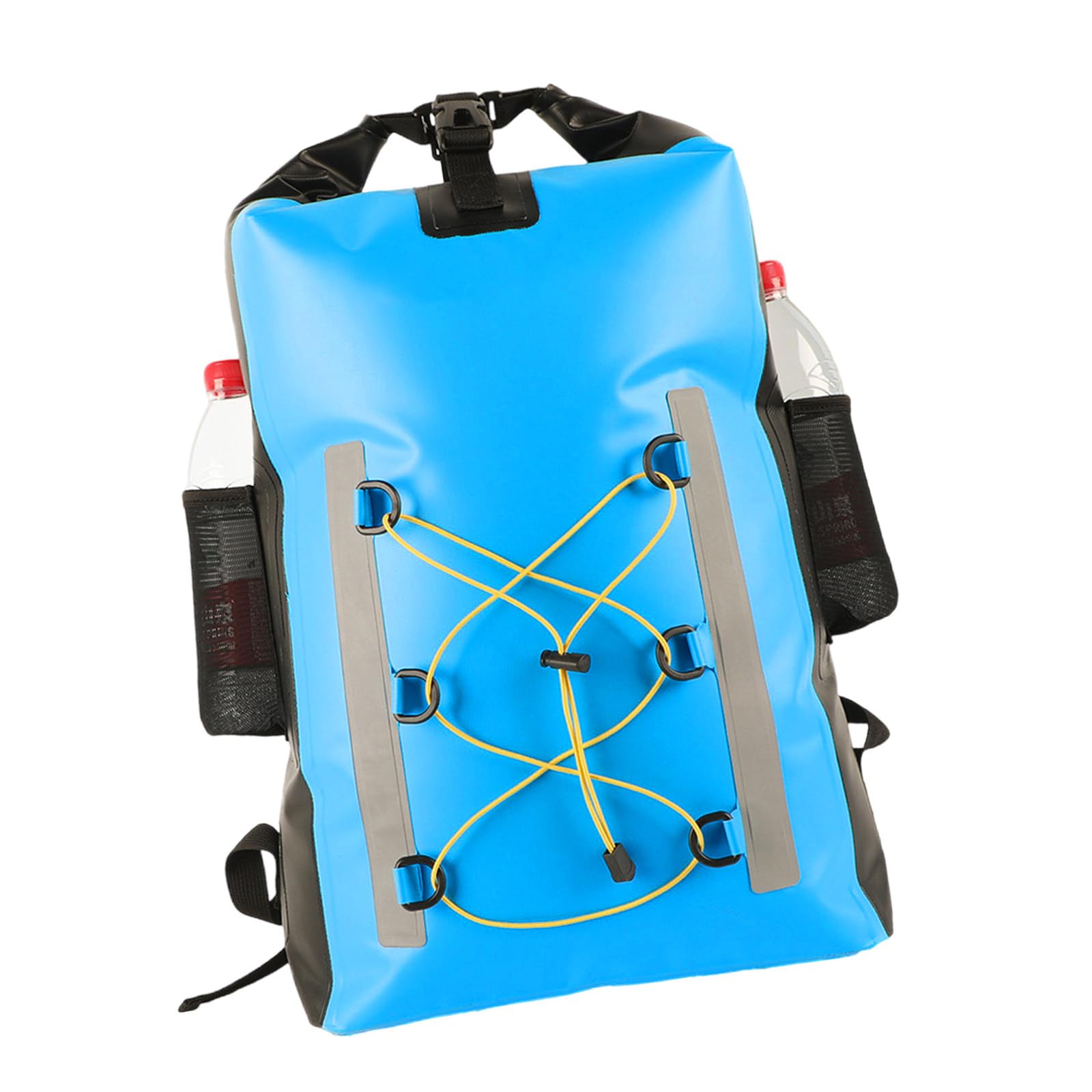 Mochila seca flotante a prueba de agua de 30 L con bolsa lateral, bolsa seca, bolsa impermeable para kayak, barco