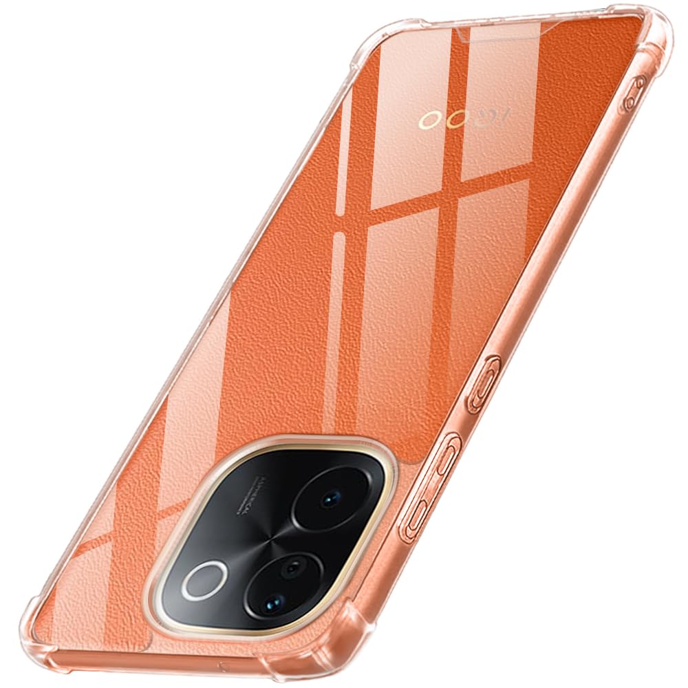 TheGiftKart Crystal Clear Back Cover Case for iQOO Z9s Pro 5G / Vivo T3 Pro 5G | 360 Degree Protection | Shock Proof Design | Transparent Back Cover for iQOO Z9s Pro 5G (PC & TPU, Transparent Bumper) (B0DDXK31N2) Amazon Price History, Amazon Price Tracker