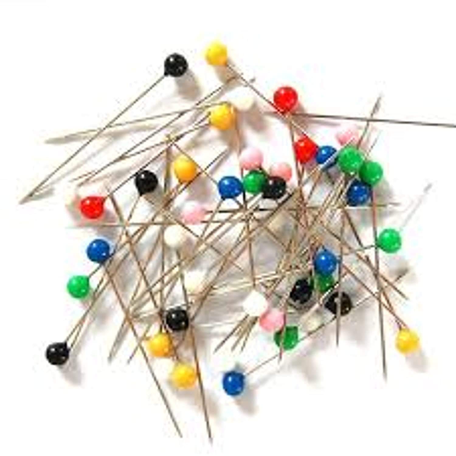 advancedestore Pearl Head Bell Pins for Sewing Tailoring, Fashion Designing, DIY, Dressmaking, Patchwork, Florist, Decorating, Art and Craft- (120pcs) 4