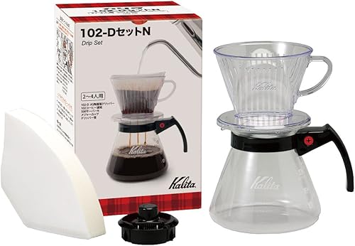 Kalita #35167 - Juego de goteo de café, 102-D Set N (para 2 a 4 personas)
