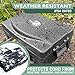 Thonapa Outdoor Electrical Box, Weatherproof Power Cord Protector for Electrical Connections, IP54 Rating Great for Extension Cords, Timers, Power Strips & Tools, Landscape Lights - Gray