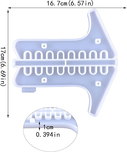Miniatura 5 de Soporte para bolígrafo, molde de silicona, soporte de exhibición para bolígrafo, molde de resina, moldes de fundición de silicona para pincel de
