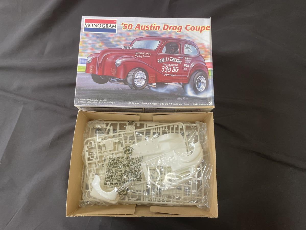 Amazon.co.jp: 未組立 モノグラム 125 1950 Austin Drag Coupe 85-7698