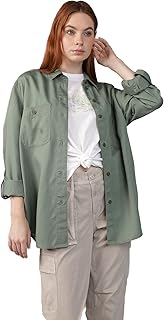 قميص بأكمام طويلة وأزرار للنساء من امريكان ايجل