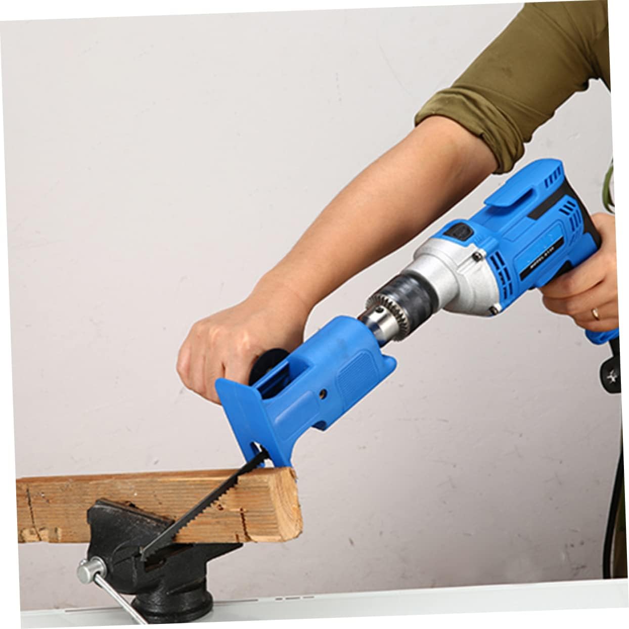 POPETPOP Drill to Saw Adapter 3 of Blades for Wood Metal Pvc Easy to Cut Hard Soft Wood
