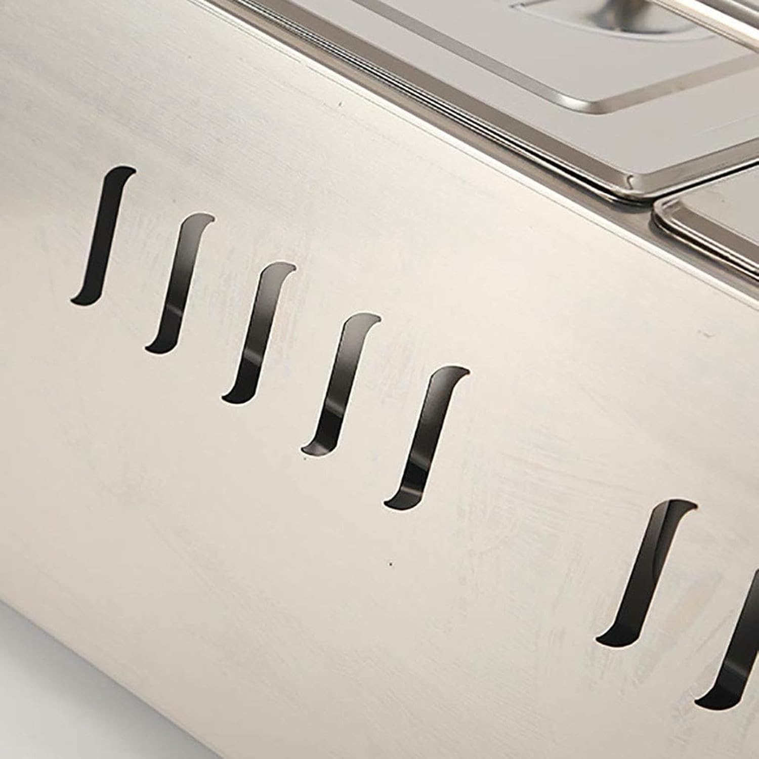 Gas Deep Fryer Commercial 6L/12L Stainless Steel Countertop Deep Fat Fryer Twin Basket Dual Tank