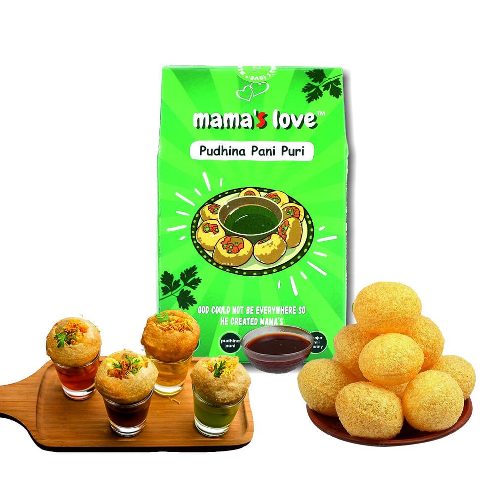 See full amazon price history chart for Mamas Love 200 Pcs Ready-To-Cook Pudina Golgappa Pani Puri Packet Readymade-Homemade Pani Puris|Pack Of 1|Each Pack Includes 50 Pcs Pani Puri,2 Types Of Masala,1 Tamarind Imli Chutny(Pack Of 4) Mamas Love 200 Pcs Ready-To-Cook Pudina Golgappa Pani Puri Packet Readymade-Homemade Pani Puris|Pack Of 1|Each Pack Includes 50 Pcs Pani Puri,2 Types Of Masala,1 Tamarind Imli Chutny(Pack Of 4) (B0CL6P5L8P) Amazon Price History, Amazon Price Tracker