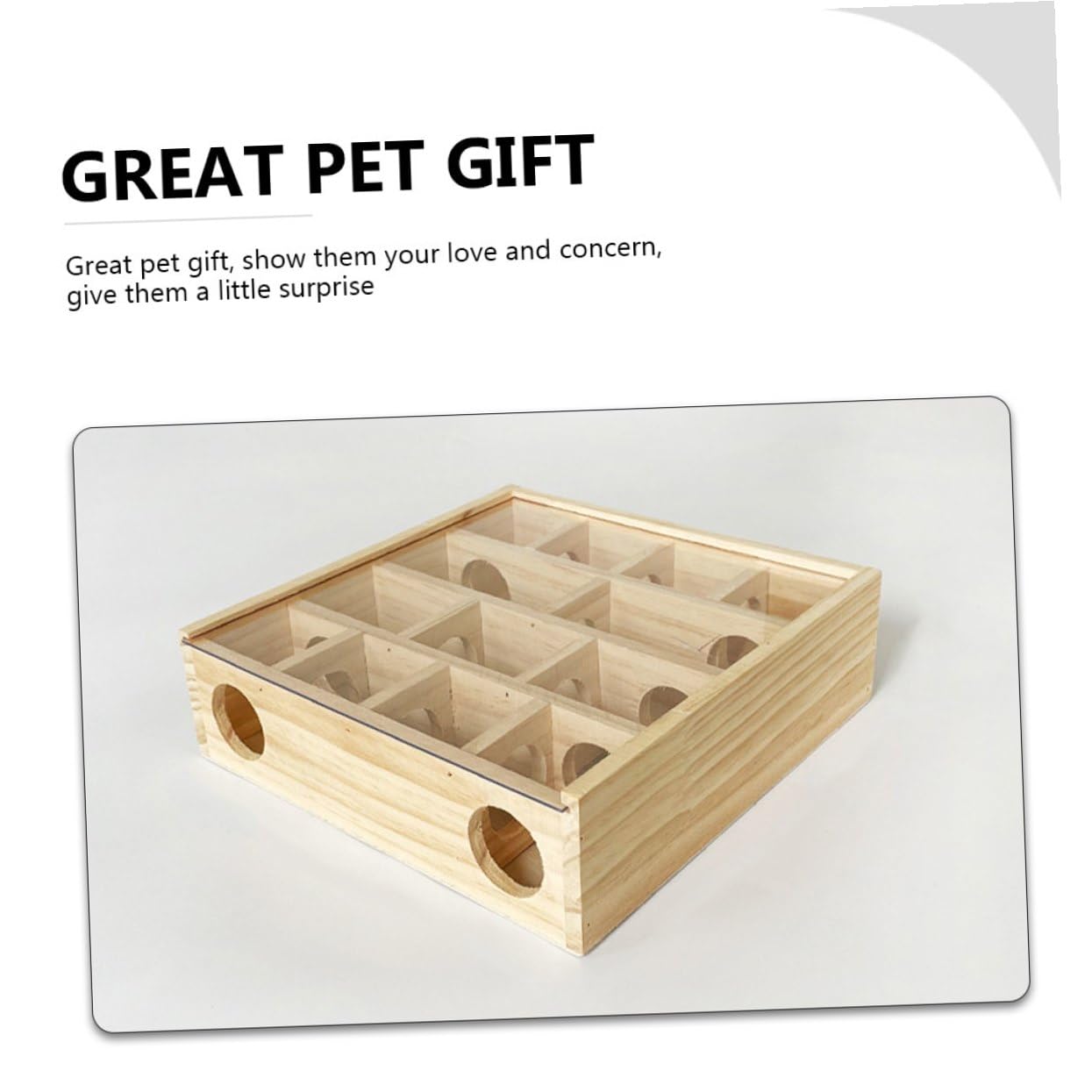 Artibetter Holz Hamsterlabyrinth Mausspielzeug Mehrgitter Haustierzubehör Labyrinthspiel Kleine Haustiere Hamster Chinchillas Rennmäuse