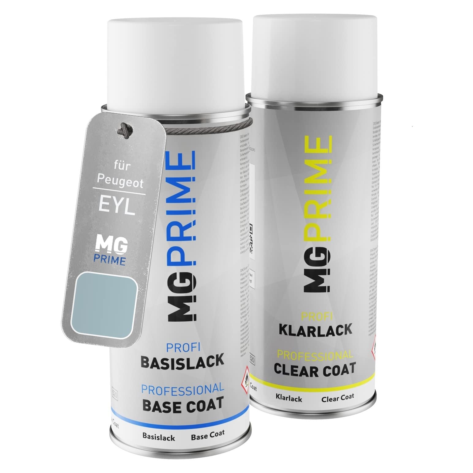 Bombe De Peinture Peugeot EYL - GRIS ICELAND MET. 400 Ml Solvanté