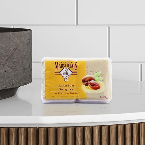Miniatura 6 de Le Petit Marseillais jabón vegetal con manteca de karité (2x100g), libre de parabenos
