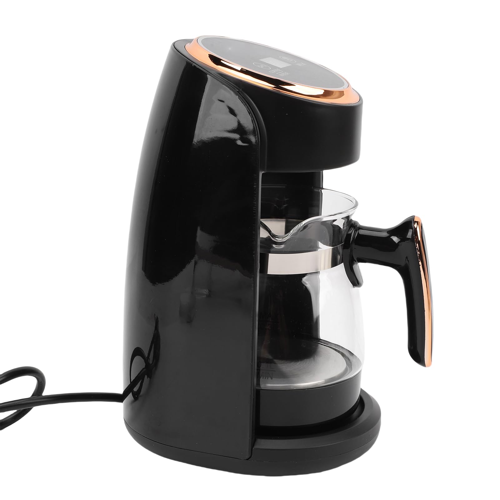 banapoy Macchina di caffè Turco 600W, Macchina da caffè Greco Turco Automatico con Funzione Riscaldamento del Latte, capacità di Birra 300Ml, tè Elettrico per Casa, Ufficio, Viaggio