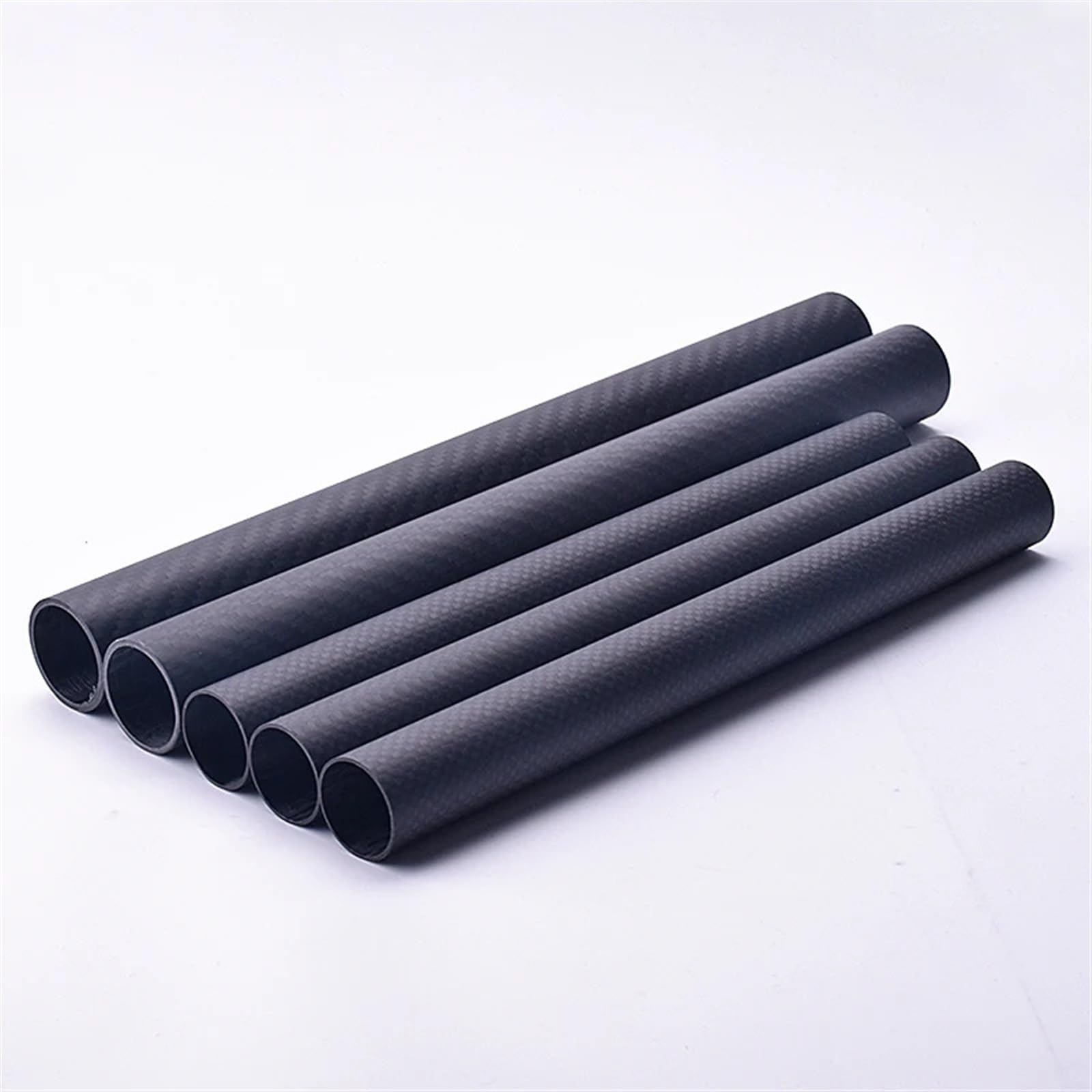 1PC Length 250mm Plain Glossy Carbon Fiber Tube Drone Accessories OD4 5 6 8 10 12 14 18 20 25 30mm CNC Cut Carbon Fiber Square Tube(25x23mm)