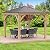 Yardistry 10' x 10' Meridian Gazebo Brown