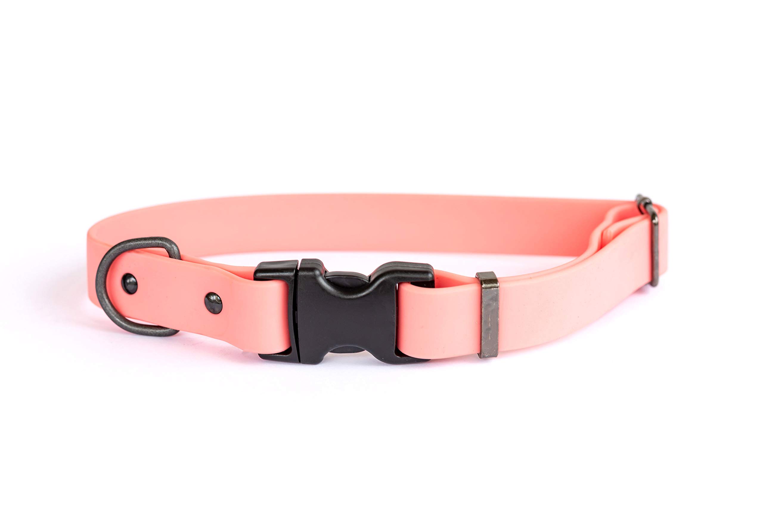 Euro-Dog Collar Waterproof Affordable Luxury Soft PVC Coated Nylon Quick Release Buckle Dog Collar Made in USA