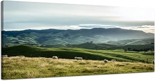 Canvas Wall Art Prints Sheep NZ Large Framed Wall Art Painting Artwork Poster Hanging Home Decor for Living Room Office Bathroom 30"x60"