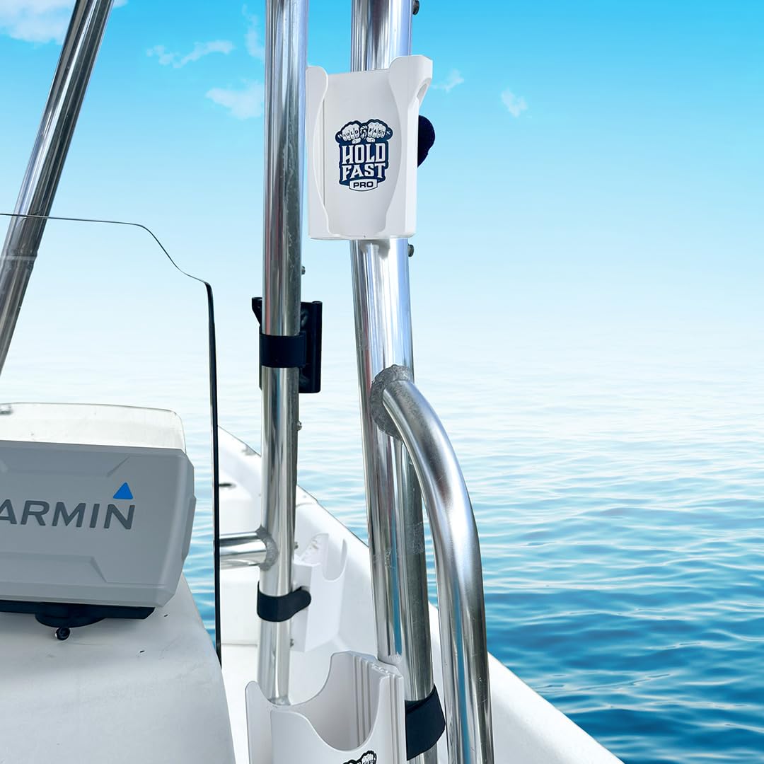 Hold Fast Pro Soporte para teléfono de barco, soporte para teléfono celular marino para barco | Soporte ajustable y seguro para smartphone marino, accesorio duradero hecho para condiciones al aire libre