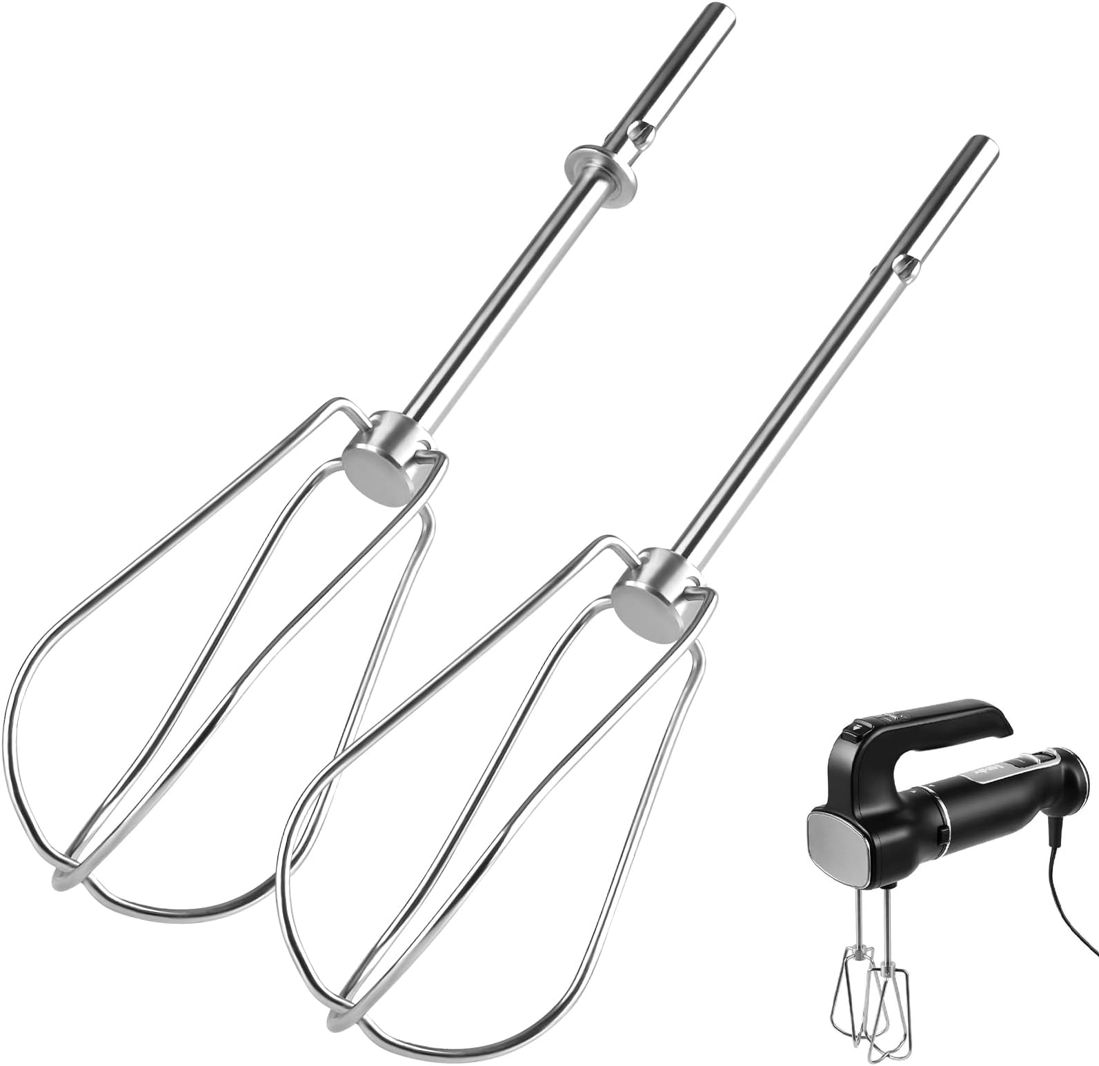 - Hand Mixer Beaters Replacement for Ninja, Foodi Power Mixer System (CI100 Series), Stainless Steel Hand-Mixer Attachment CI100, CI101, CC105A, CI105BRN & CI101H