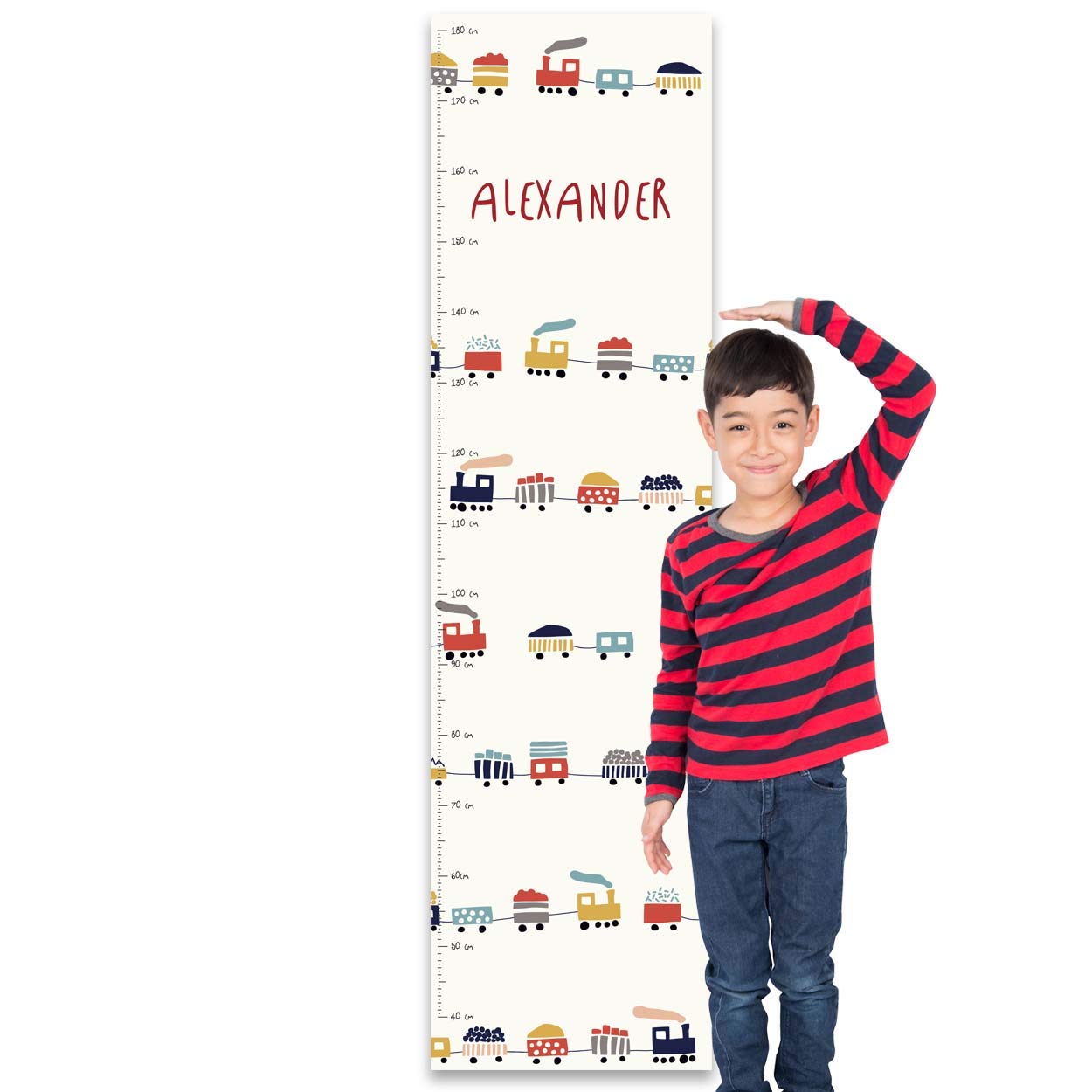 Paper Themes Personalised Height Chart - Little Cars