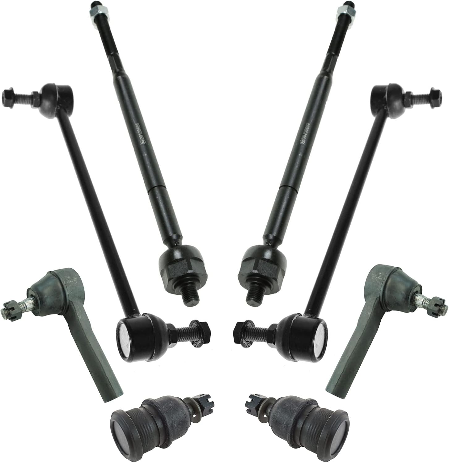 Front Ball Joint Tie Rod End Sway Bar Link Steering Suspension Kit Set 8pc (EB3-4970959)