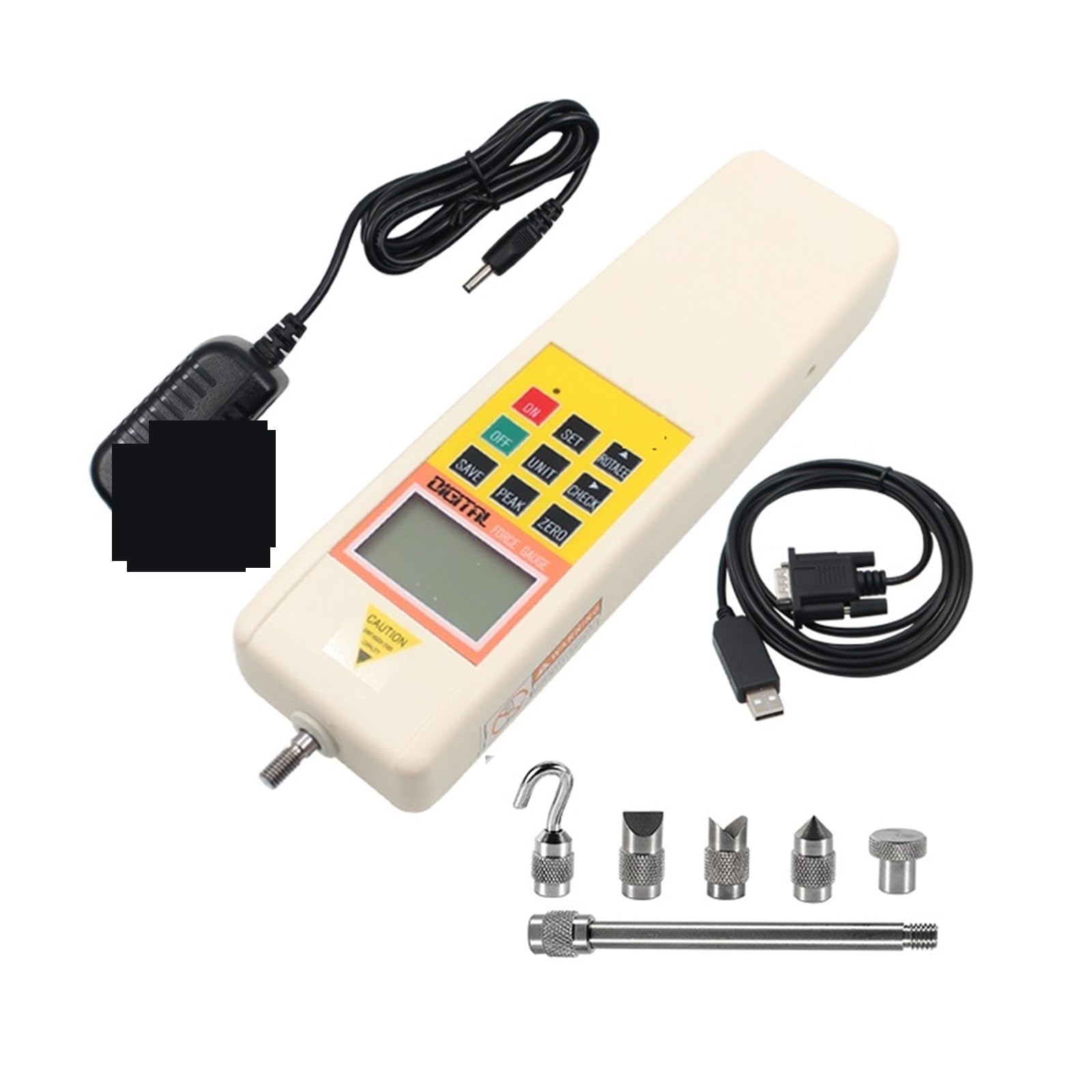 Dynamometer Digital 5N Digital Force Gauge Meter Measuring Instruments Pressure Tensile Testing Tester Push Pull(5N)