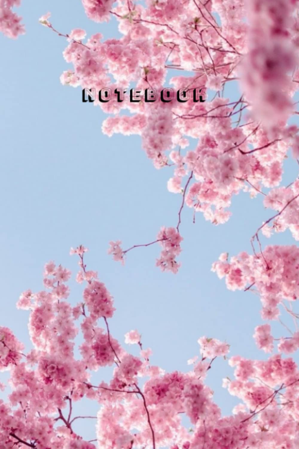 Notebook: Japanese Cherry Blossom Tree notebook, 6x9 100 white pages , college-ruled