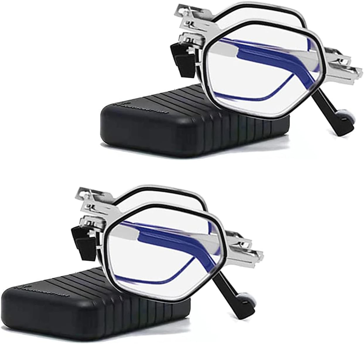 2PC Screwless Titanium Ultra Light Folding Glasses