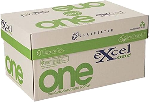 Papel autocopiativo Excel One de 8,5 x 11, 3 partes inversas (blanco brillante/canario/rosa), 10 resmas