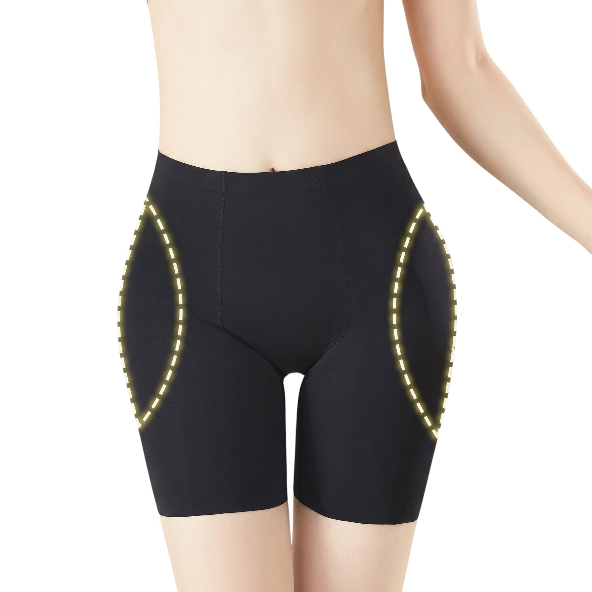 Women's Seamless Padded Briefs with Removable Side Hip Pads, Hip Dip Enhancer Shapewear Panties-image-48