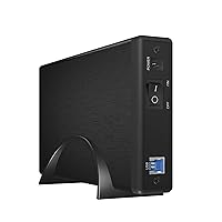 ICY BOX Custodia esterna per 1x disco rigido da 3,5 pollici, connessione USB 3.0 (UASP)