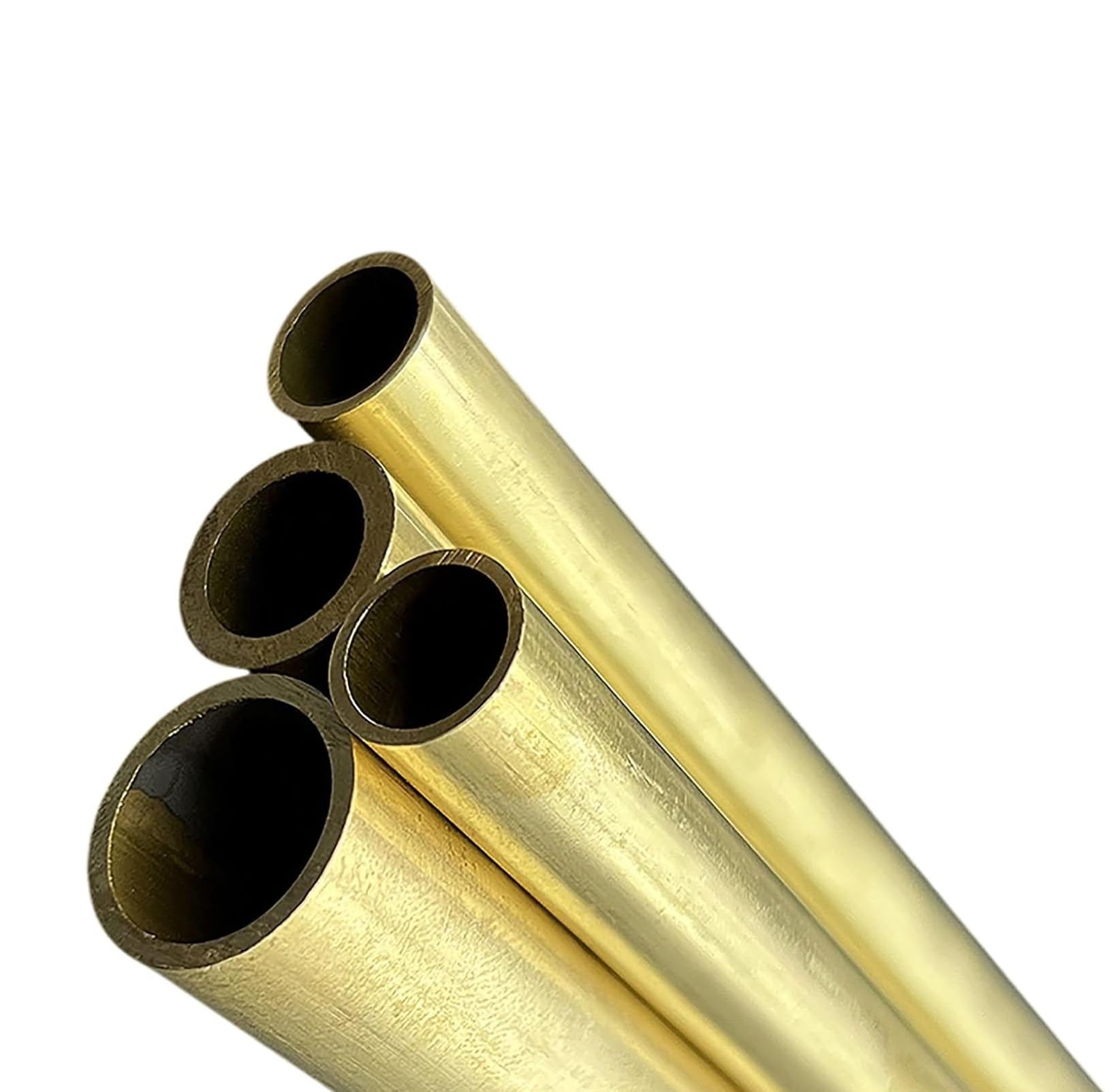 High Strength 9mm OD Round Brass Tube - 500mm Length, 1/1.5/2mm Wall Thickness-1pc(6x0.4mm)