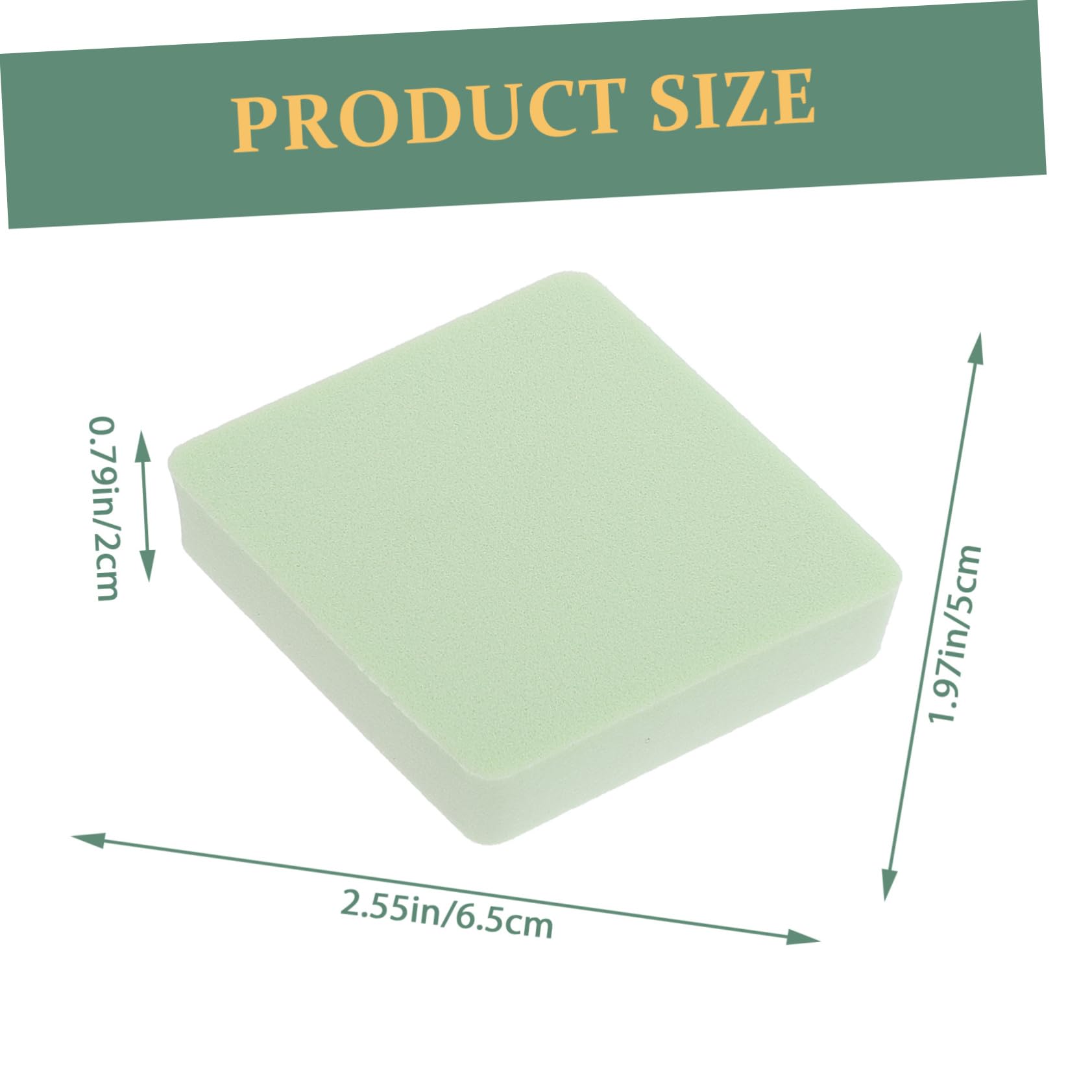 TOVINANNA Household Makeup Puff Rhombic Powder Puff Powder Supply Soft 12 Pack Set