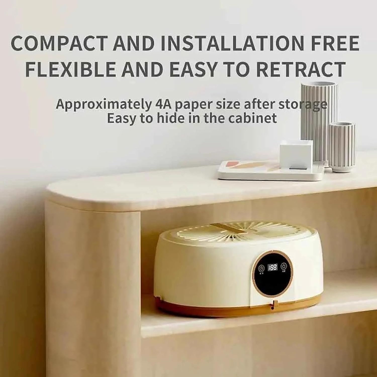 Upgraded Automatic Ironing Machine, Portable Clothes Dryer and Vertical Garment Steamer with Wireless Remote, Folding Compact Design for Home, Apartment and Travel