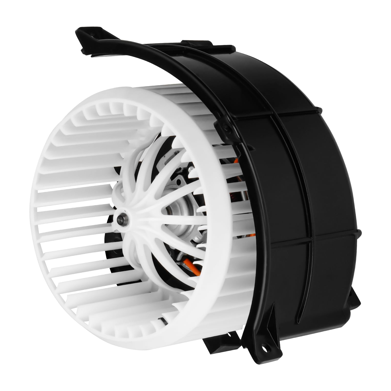Front HVAC Heater Blower Motor 700262 Fit for Audi Q7 2007-2015, for Volkswagen for Touareg 2004-2010, AC Fan Motor Assembly Replaces for 7L0820021Q 4L1820021B 76994